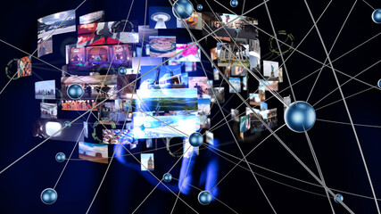 streaming data picture video material