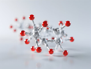 Abstract Structure Background of Molecule Or Atom, molecular structure, structural chemical formula with atoms