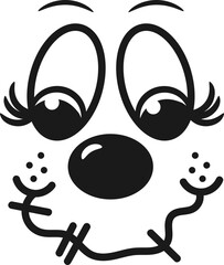 Scarecrow Face Illustration