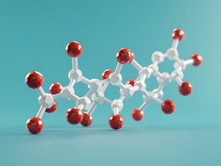 Abstract Structure Background of Molecule Or Atom, molecular structure, structural chemical formula with atoms