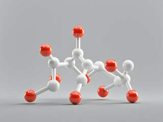 Obraz premium Abstract Structure Background of Molecule Or Atom, molecular structure, structural chemical formula with atoms