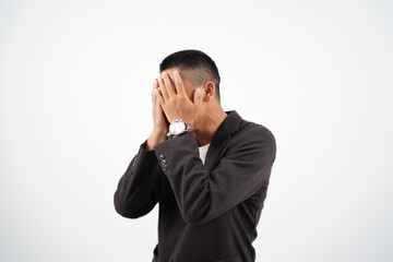 person with headache