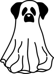 Ghost Dog, Halloween Graphic