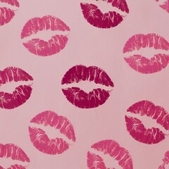 Women's Lips Lipstick Pattern - Beauty Trends, Creative Lipstick Patterns for Fashionable Women, Vibrant Lip Designs - Lipstick Art and Style, 