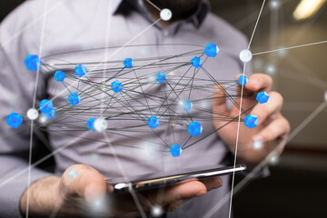 conference Digital Network and data concept 3d
