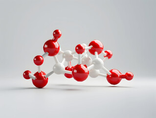 Abstract Structure Background of Molecule Or Atom, molecular structure, structural chemical formula with atoms