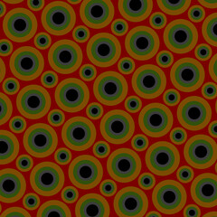 Colorful Eyes All Seeing Eye Circle Various Color Rings Multicolor Psychedelic Abstract Spots 403