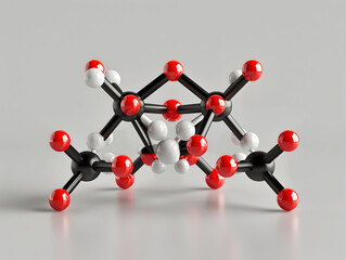 Obraz premium Abstract Structure Background of Molecule Or Atom, molecular structure, structural chemical formula with atoms