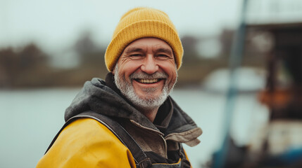 portrait of a fisherman