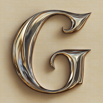 letter gold G