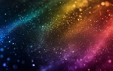 Obraz premium Abstract Rainbow Glitter Background