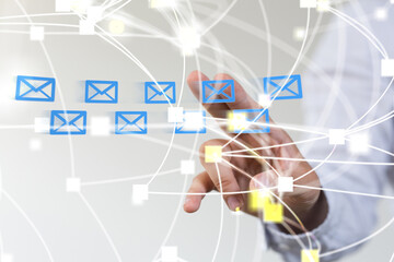 Mail Communication Connection message to mailing