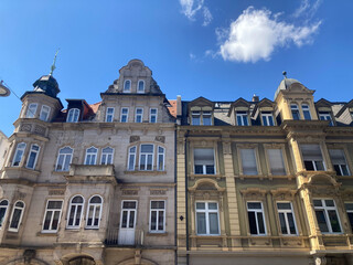 Fototapeta premium Altbaufassaden in Heidelberg, Deutschland