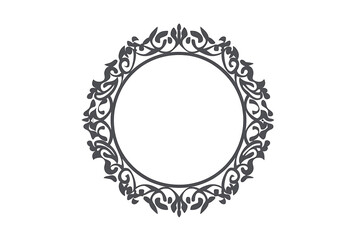 Vintage Imperial Baroque Rococo frame. French Luxury rich carved ornamented decor. Victorian wealthy Style structure