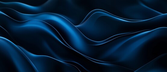 Fototapeta premium Abstract Blue Wave Background