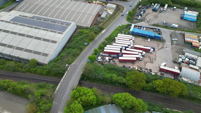 Aerial View of Strood Town of Rochester, Kent, England United Kingdom. April 20th, 2024