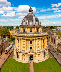 Oxford cityscape with Radcliffe Camera, UK