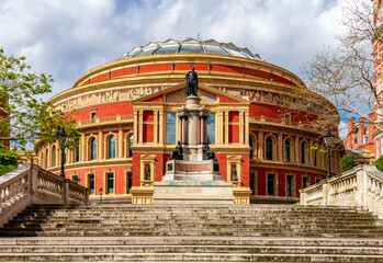 Royal Albert Hall building in London, UK