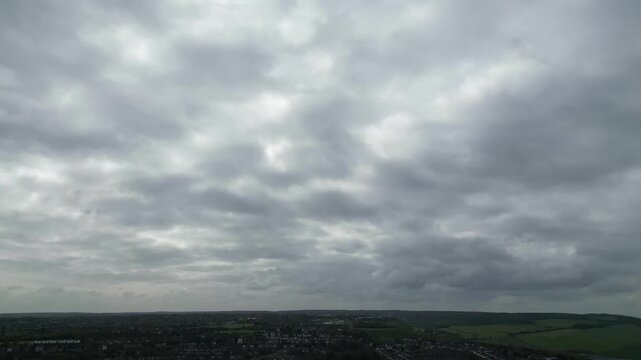 Aerial View of Strood Town of Rochester, Kent, England United Kingdom. April 20th, 2024