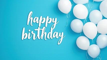 Vibrant Birthday Balloon Celebration Scene