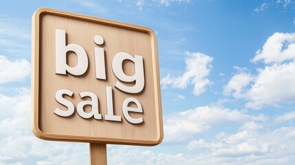 Big Sale Outdoor Advertising Sign