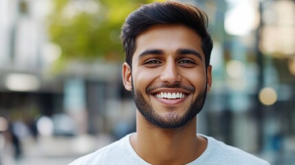Obraz premium Smiling Indian Man