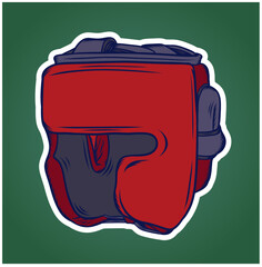 sports boxing helmet for training, sportswear