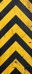 yellow and black stripes sign