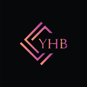 YHB Letter Initial Logo Design Template Vector Illustration