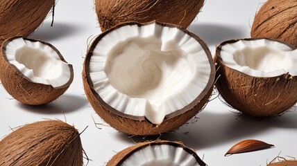 Leckerere Kokosnuss Pflanze