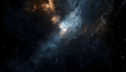 Obraz premium Silence Echoing in the Depths of Space, ultra-realistic, high resolution,