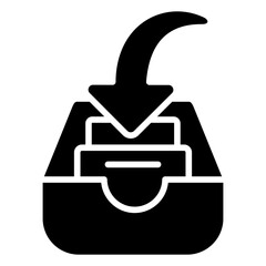 Obraz premium Inbox-In Icon