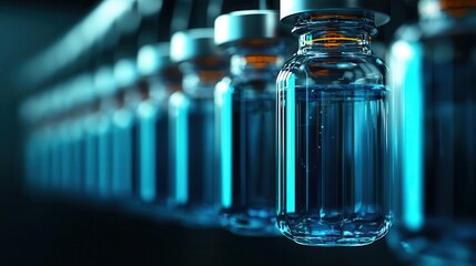 Aseptic filling protocols in practice highlighting the importance of sterile conditions in medical production