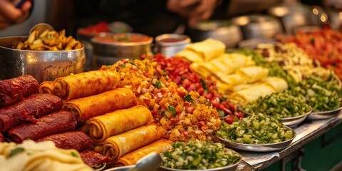 Obraz premium Vibrant Buffet spread