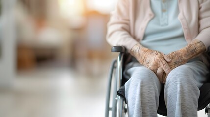 Obraz premium person in wheelchair