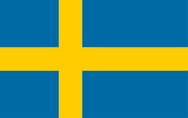 Obraz premium Flag of Sweden