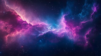 Obraz premium Abstract patterns of celestial forms in a cosmic nebula galaxy background