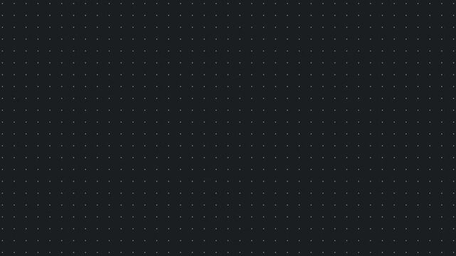 Abstract video background with animated dots pattern lines seamless loop animation dark background