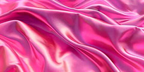 Obraz premium Magenta satin fabric 
