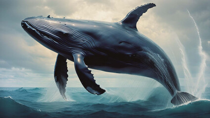 dolphin in the water