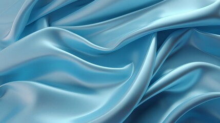 Obraz premium Smooth elegant Blue silk or satin texture background