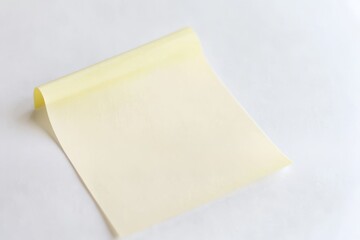 aper message note reminder blank background office business white empty page label adhesive tape