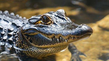 Fototapeta premium American Alligator Close Up
