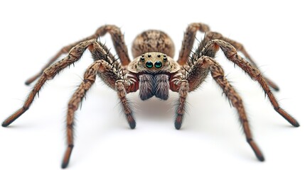 A Full Body Spider with a white Background