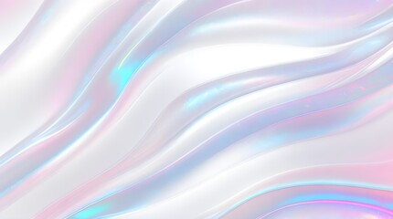 Holographic background seamless trendy iridescent light foil texture. Soft holographic pastel unicorn marble background pattern. Modern pearlescent blurry abstract swirl illustration.	
