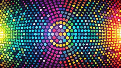 Obraz premium Colorful and energetic dot pattern artwork for vibrant backgrounds or designs, pattern design, abstract, colorful, dots