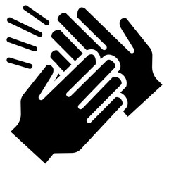 High Five  Icon Element For Design
