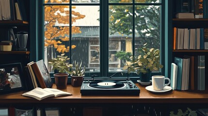 Fototapeta premium Rainy Day Vibes
