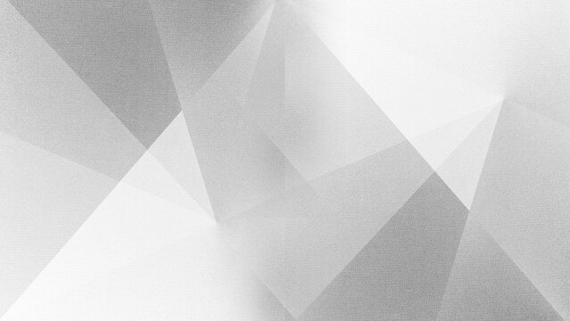 Black white light gray silver abstract background. Geometric pattern shape. Line triangle polygon angle. Gradient. Shadow. Matte. 3d effect. Rough grain grungy. Design. Template. Presentation.