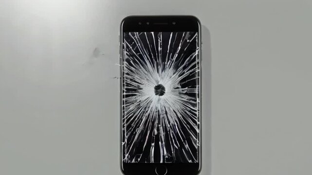 Tel&eacute;fono inteligente con pantalla rota